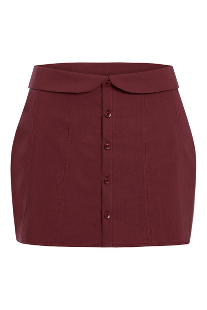 Enketta Skirt - Pomegranate (Pre-Order)